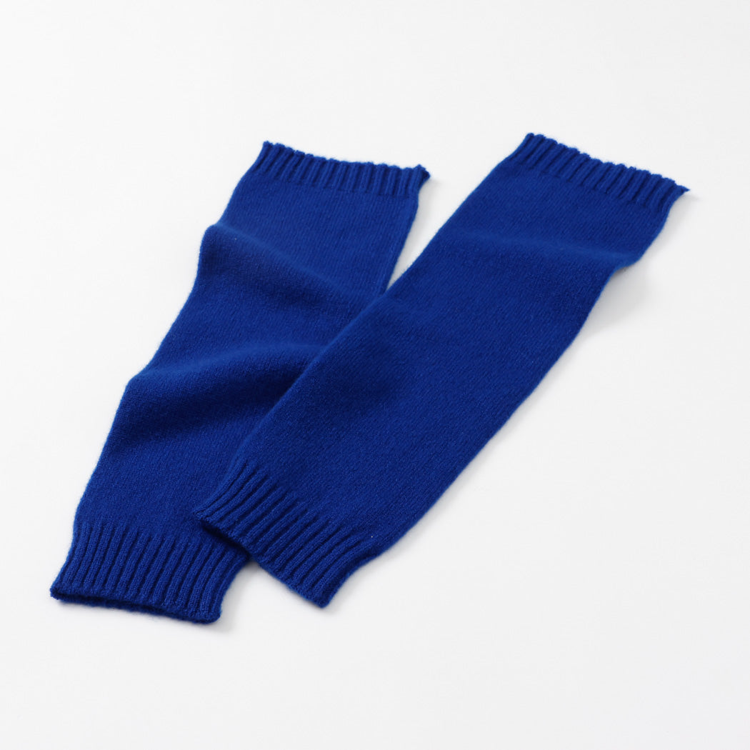 【日本製】カシミヤ100% レッグウォーマー 天竺編み レディース