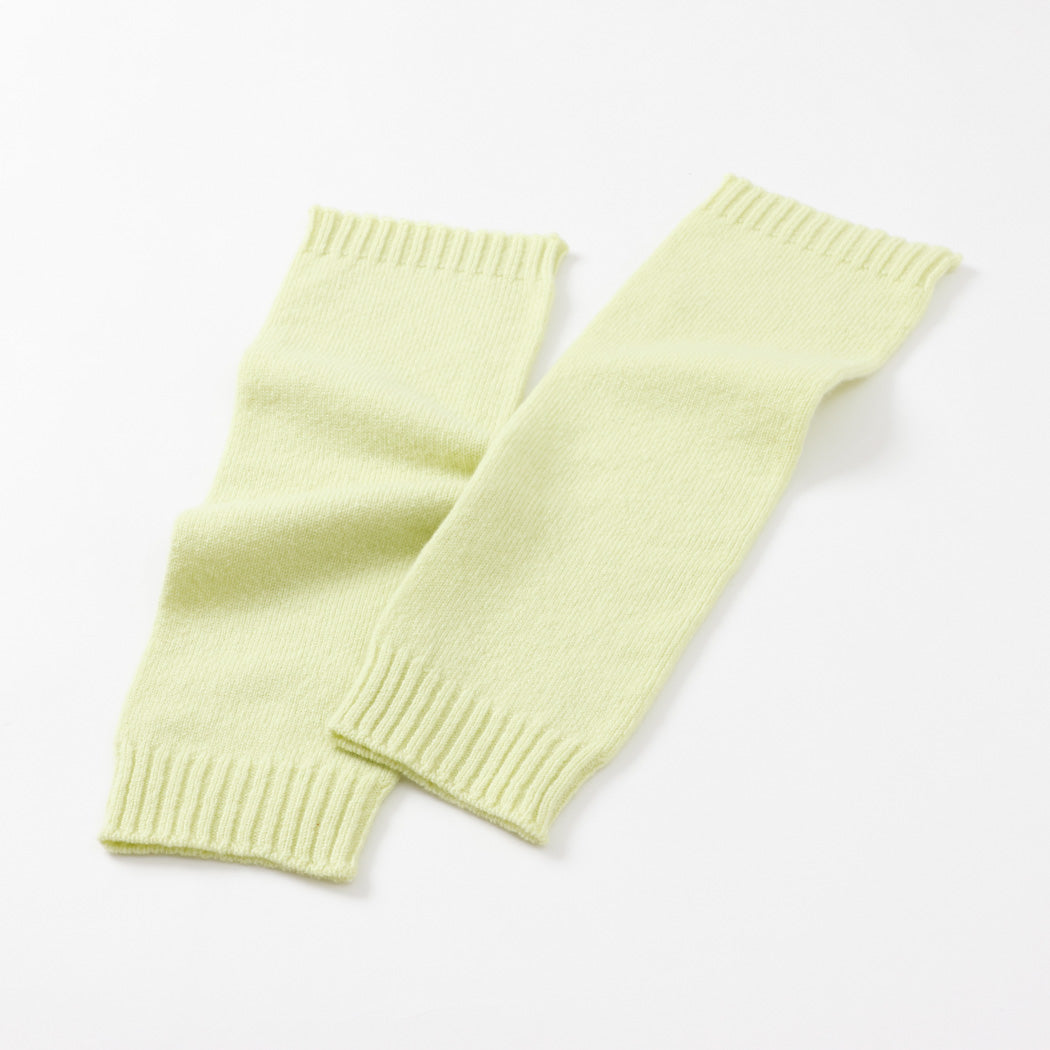 【日本製】カシミヤ100% レッグウォーマー 天竺編み レディース