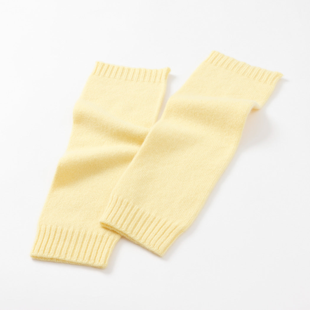 【日本製】カシミヤ100% レッグウォーマー 天竺編み レディース