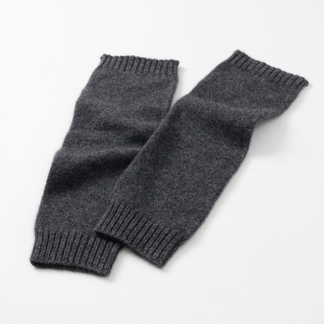 【日本製】カシミヤ100% レッグウォーマー 天竺編み レディース