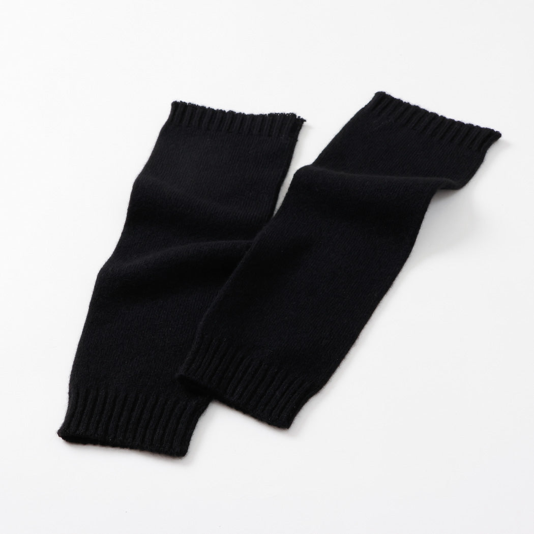 【日本製】カシミヤ100% レッグウォーマー 天竺編み レディース