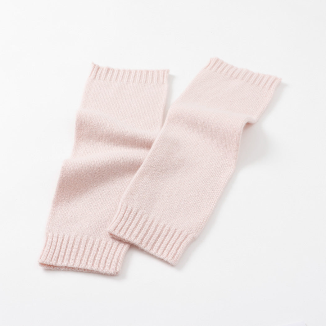 【日本製】カシミヤ100% レッグウォーマー 天竺編み レディース