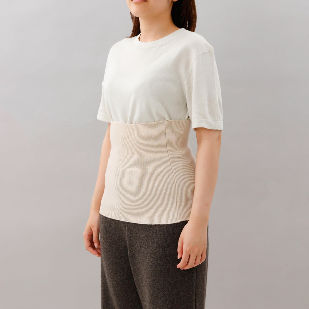 【日本製】カシミヤ100% ボディウォーマー(腹巻き)レディース メンズ