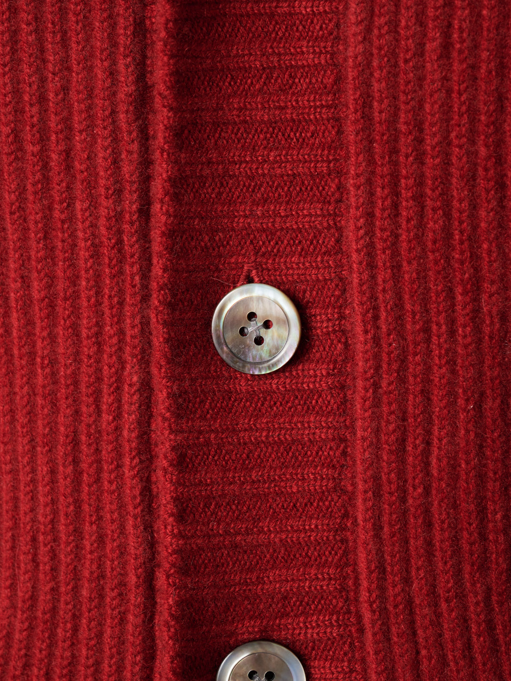 【日本製】カシミヤ100% 両畦編み ショールカラー カーディガン メンズ