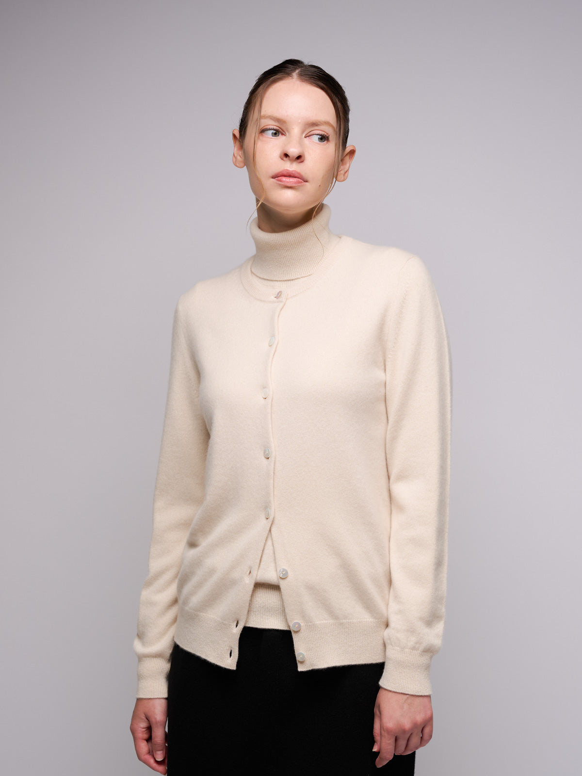 Cashmere crew neck sweater