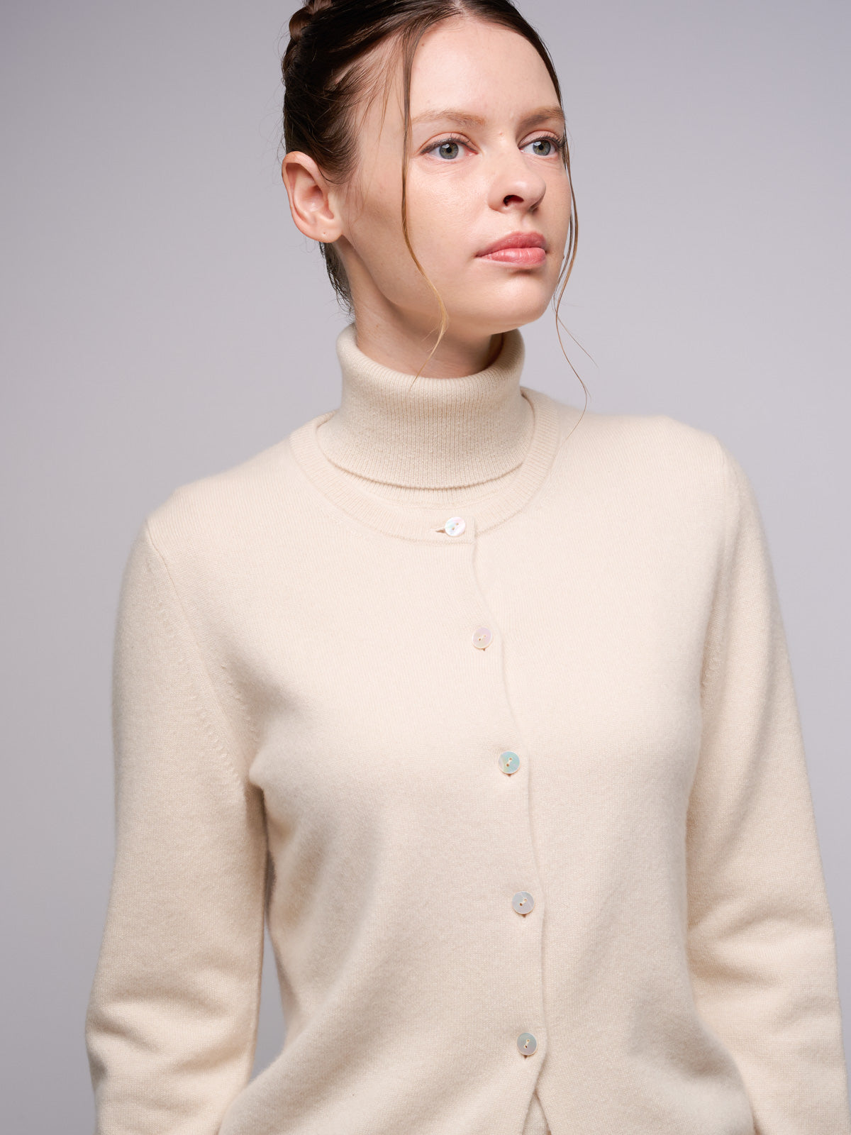 Cashmere crew neck sweater