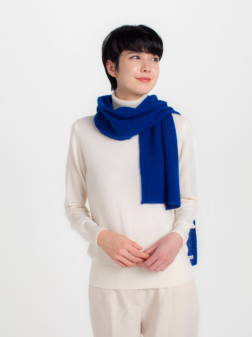 日本製】カシミヤ100% 20年ベストセラー 天使のマフラー（150cm×30cm 