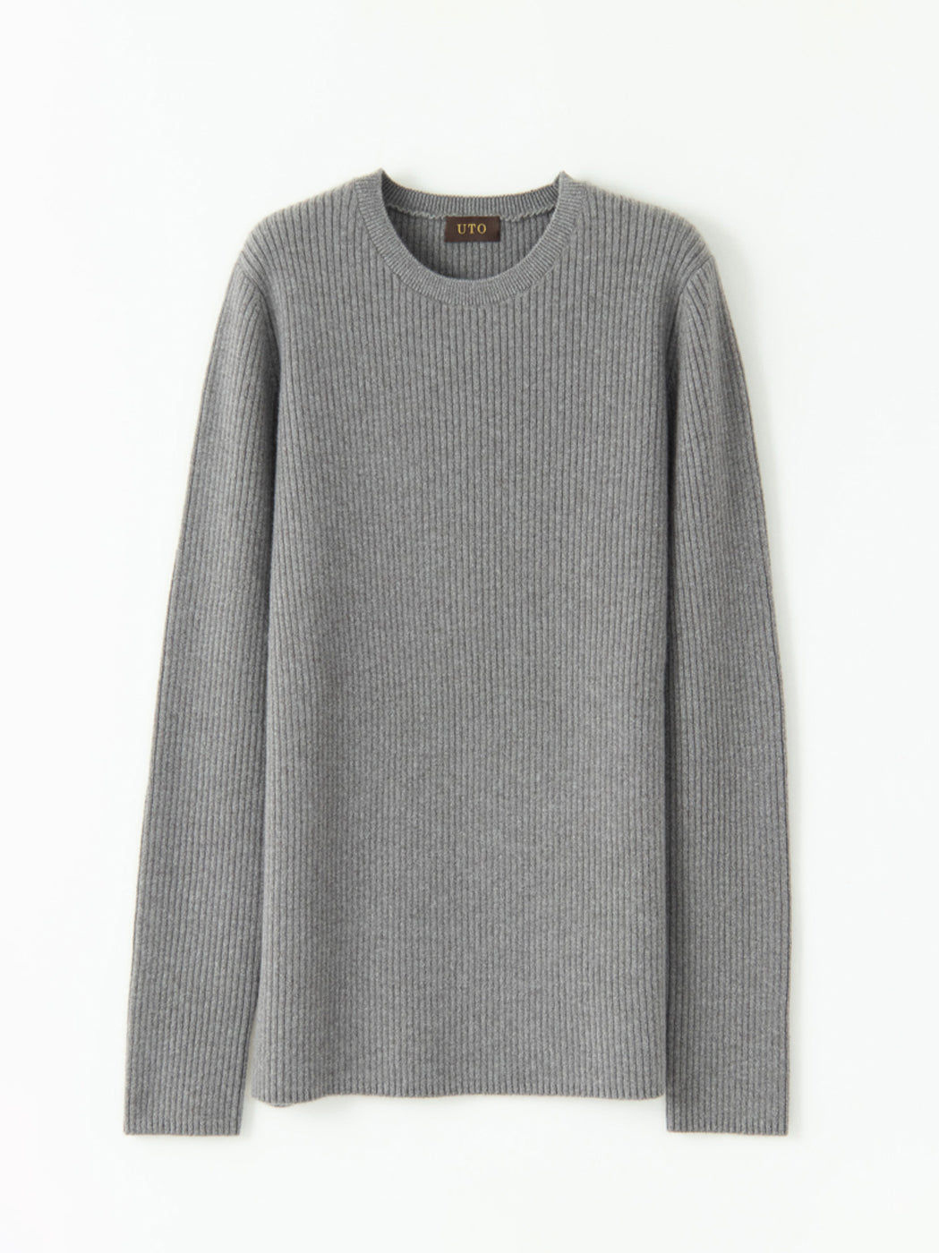 100% of cashmere rib turtleneck sweaters