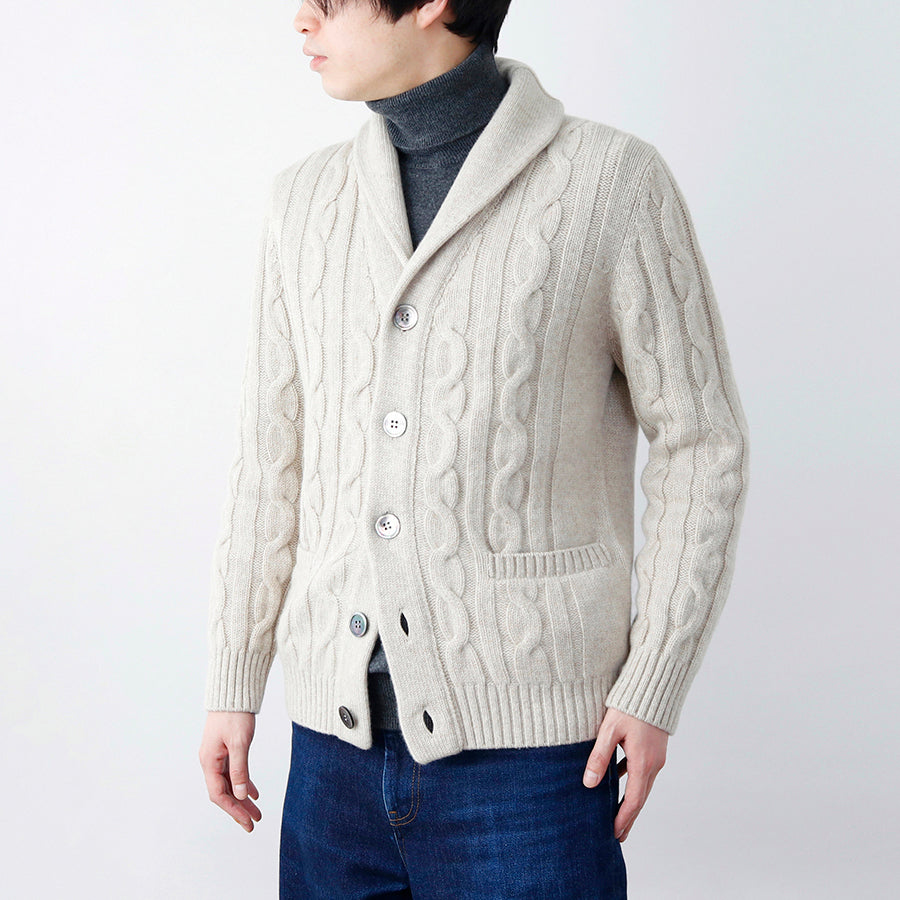 MADE TO ORDER men hand knitted cardigan turtleneck sweater cardigan men  clothing wool handmade me…