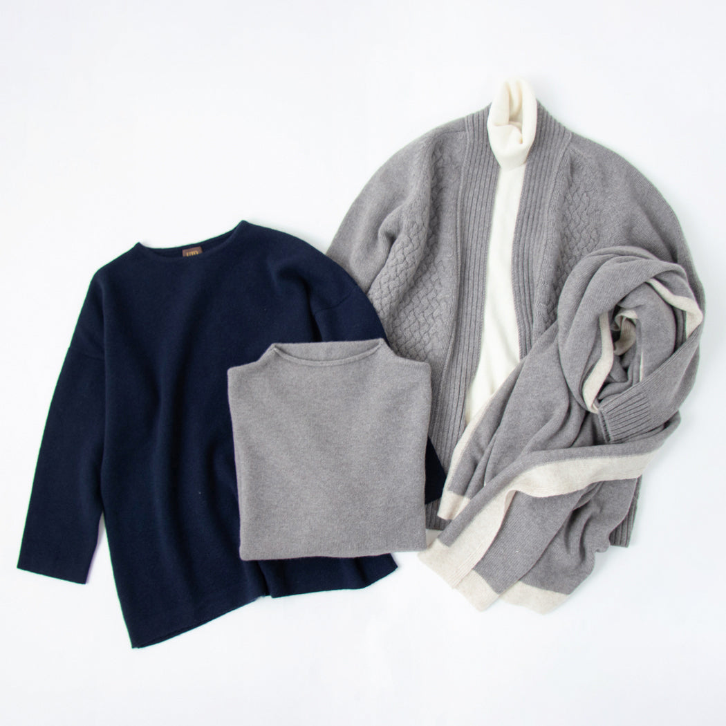 【レディース Mサイズ】冬の贅沢カシミヤセット(計44.5万円分)