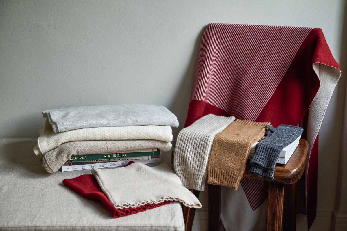 おうち時間を極上のカシミヤで｜日本製カシミヤブランケット・ホーム