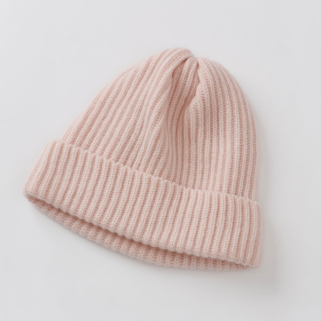 【日本製】カシミヤ100% 両畦編み キャップ レディース / メンズ