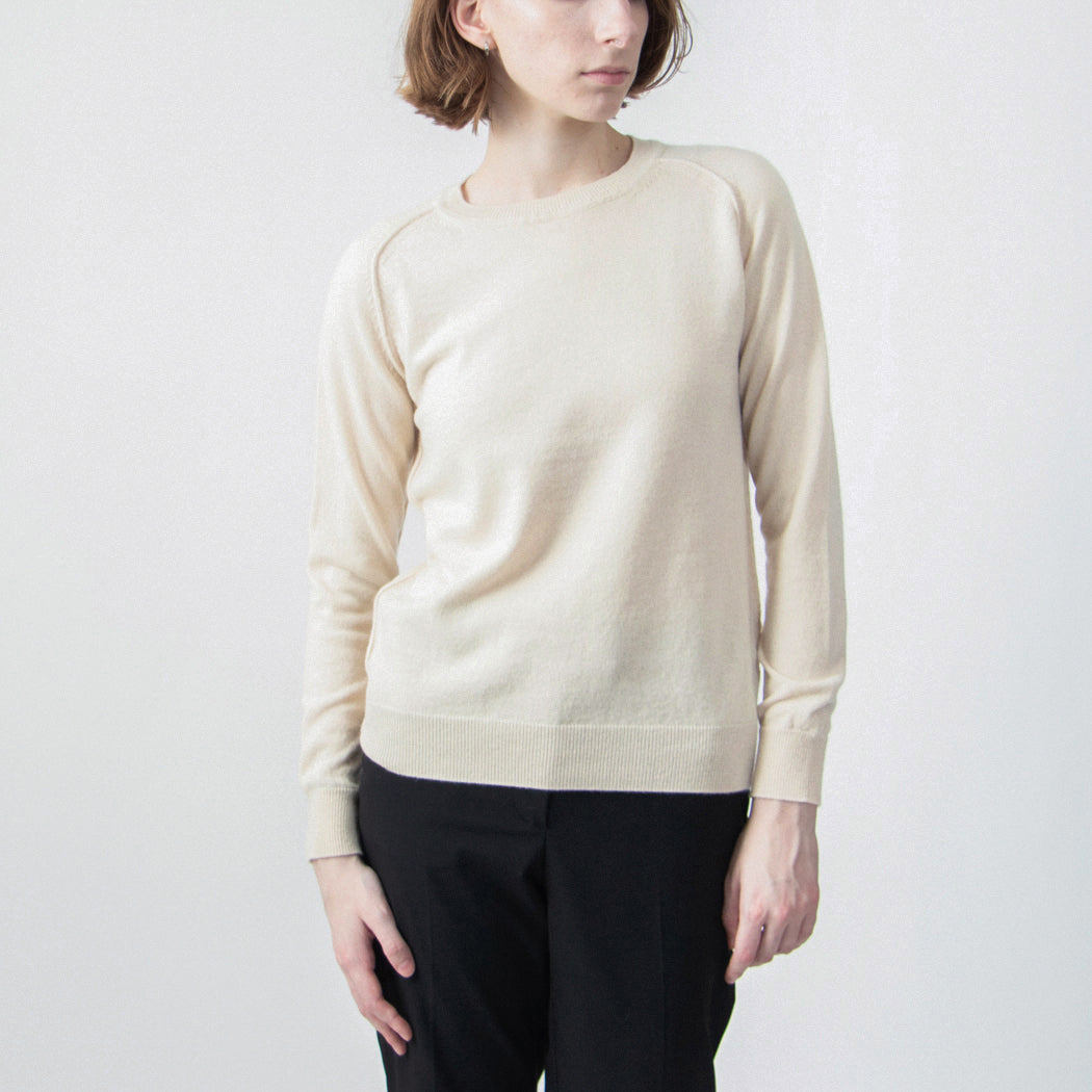 Cashmere crew neck sweater