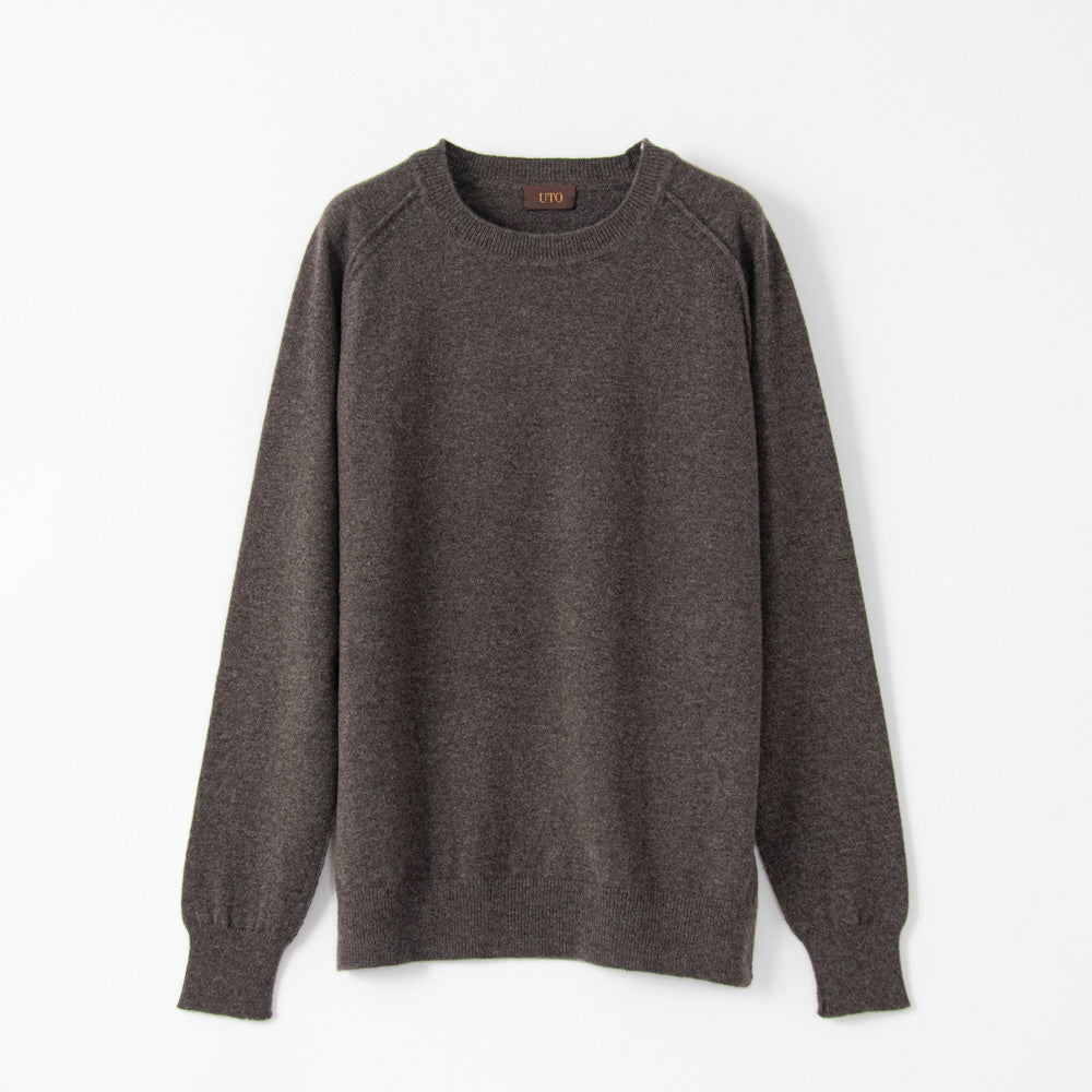 Cashmere crew neck sweater