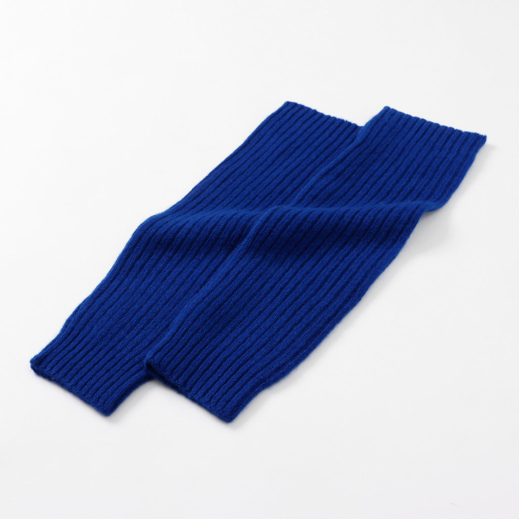 日本製】カシミヤ100% レッグウォーマー リブ編み レディース