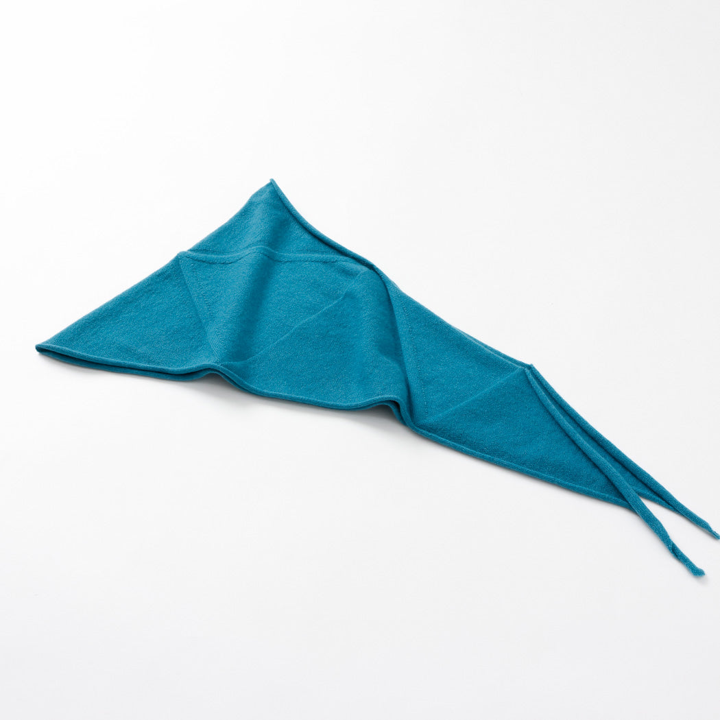 【日本製】カシミヤ100% トライアングルスカーフ（120cm×32cm）レディース / メンズ