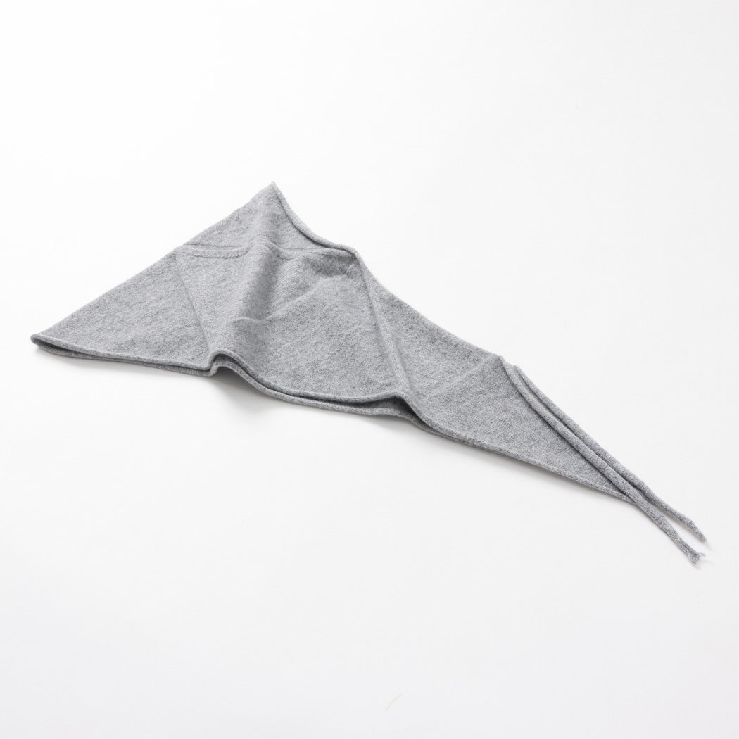 【日本製】カシミヤ100% トライアングルスカーフ（120cm×32cm）レディース / メンズ