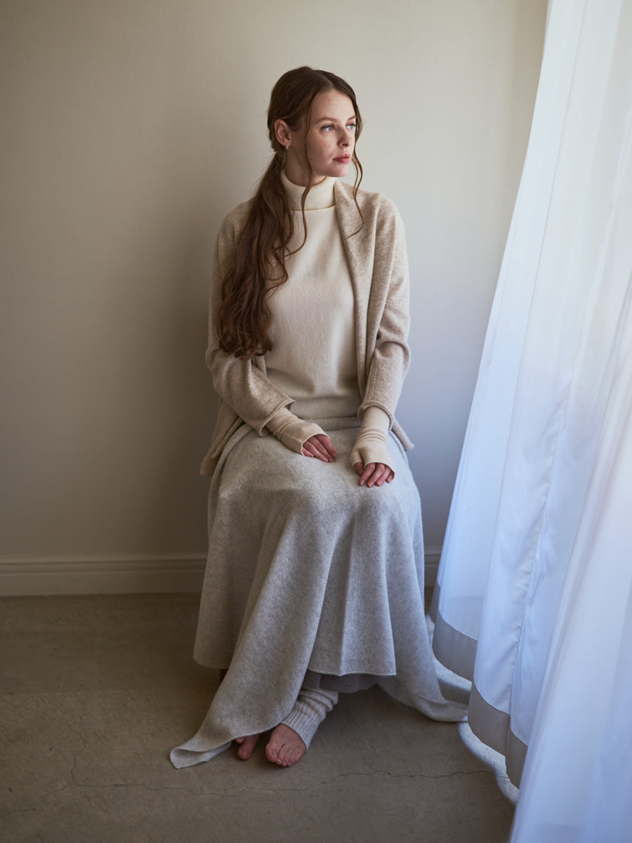 日本製】カシミヤ100% 天使のブランケット（120cm×78cm）レディース