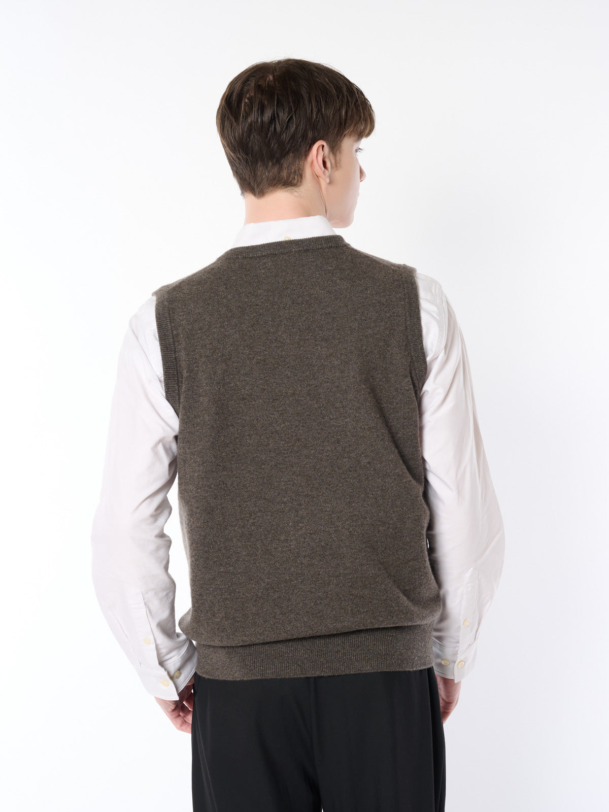 Cashmere 100% Nalow V-Neck Vest