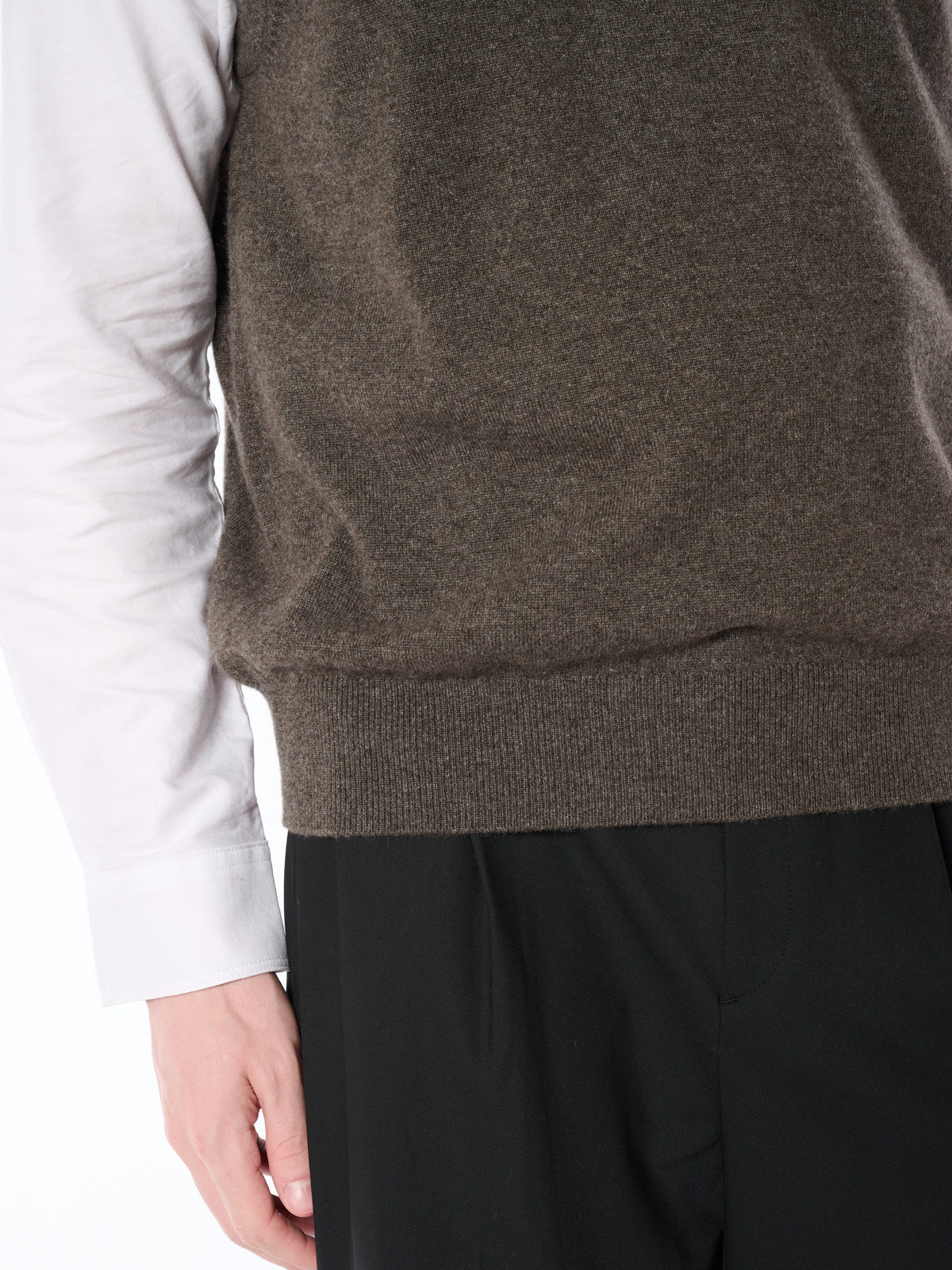 Cashmere 100% Nalow V-Neck Vest