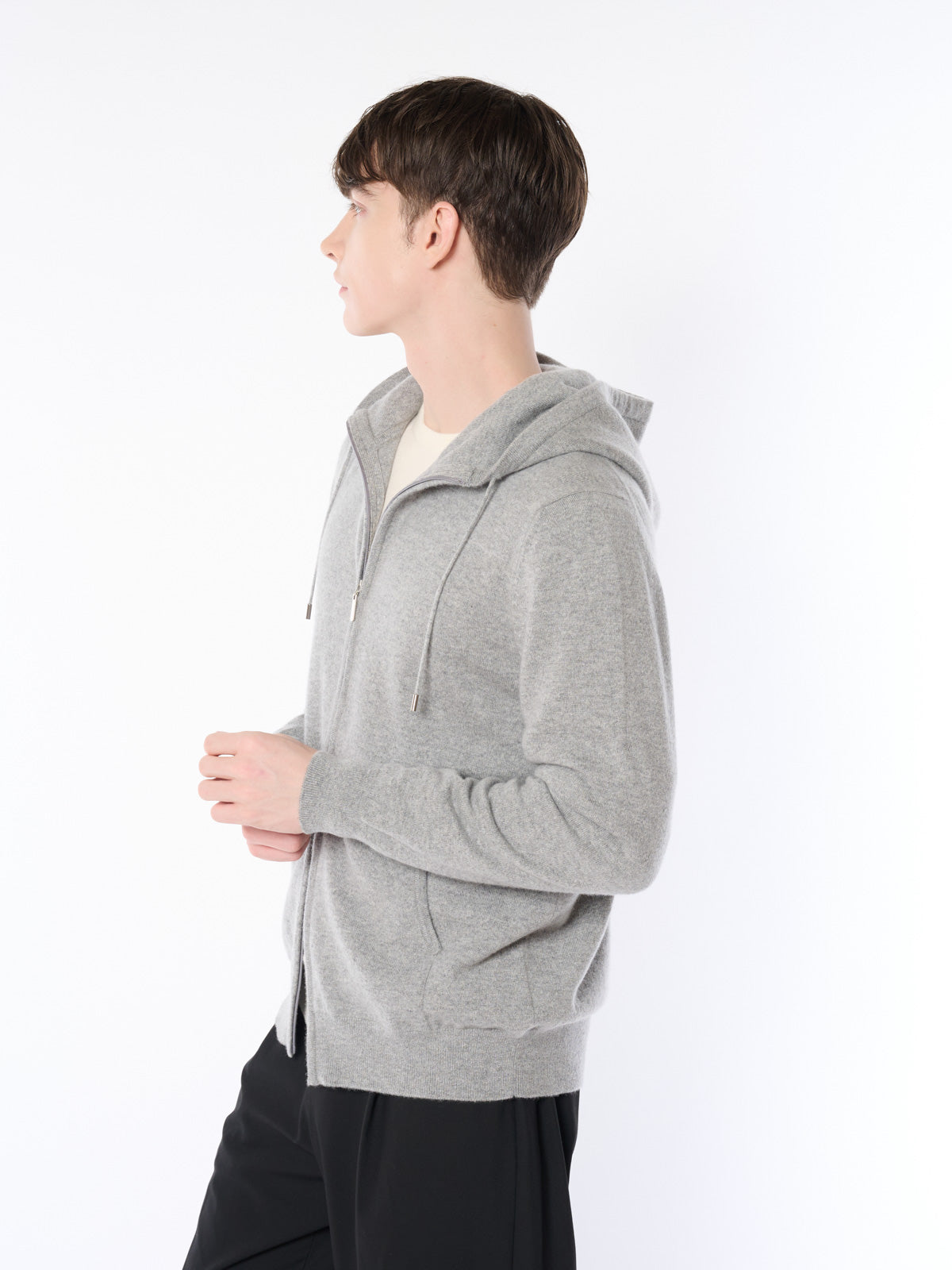 Cashmere 100% Parker rib type