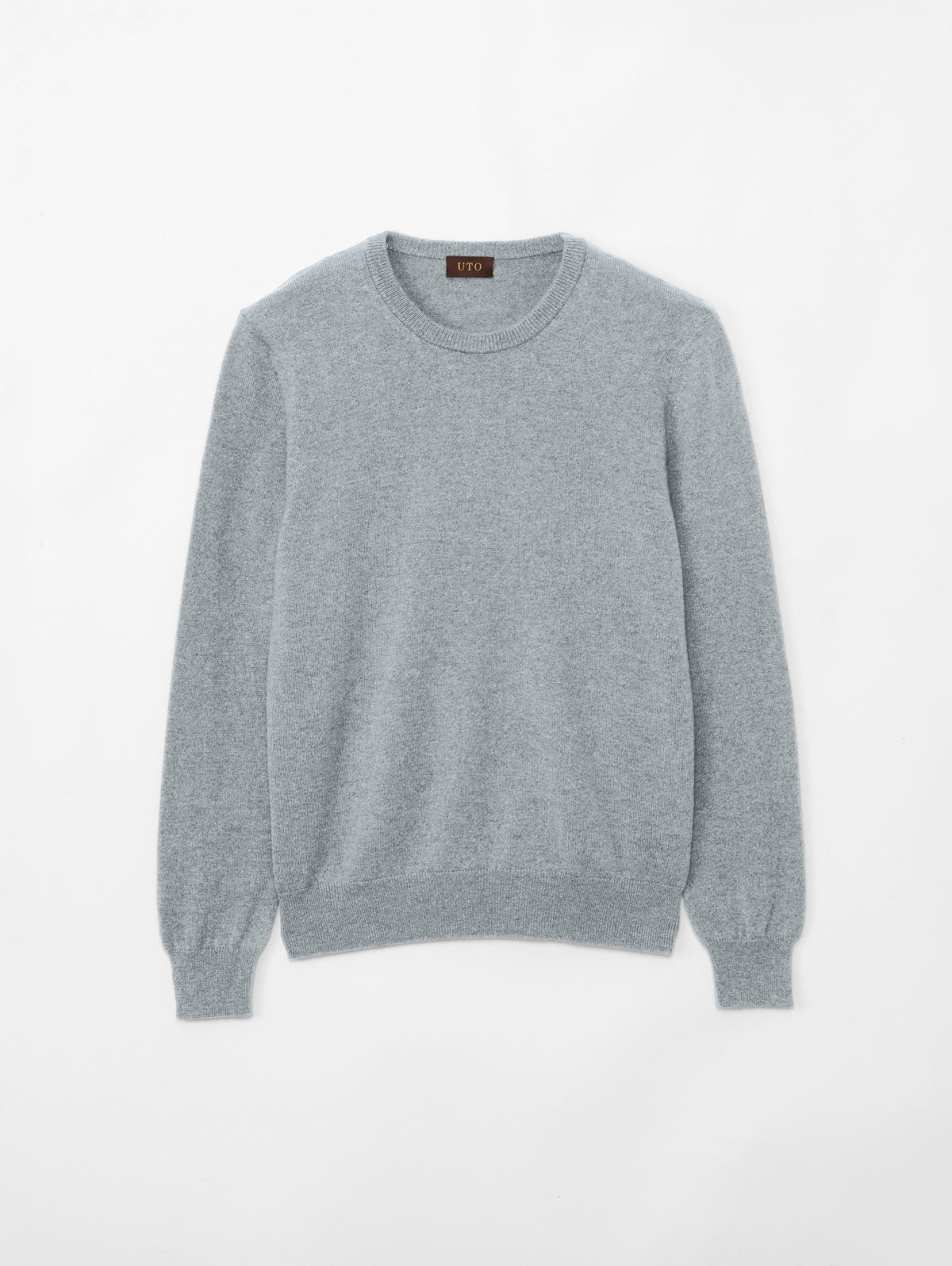 100％开司米羊绒圆领毛衣