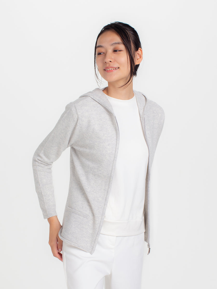 激レアSporty&Rich グレー パーカー & パンツ セット カシミヤM-【美品 