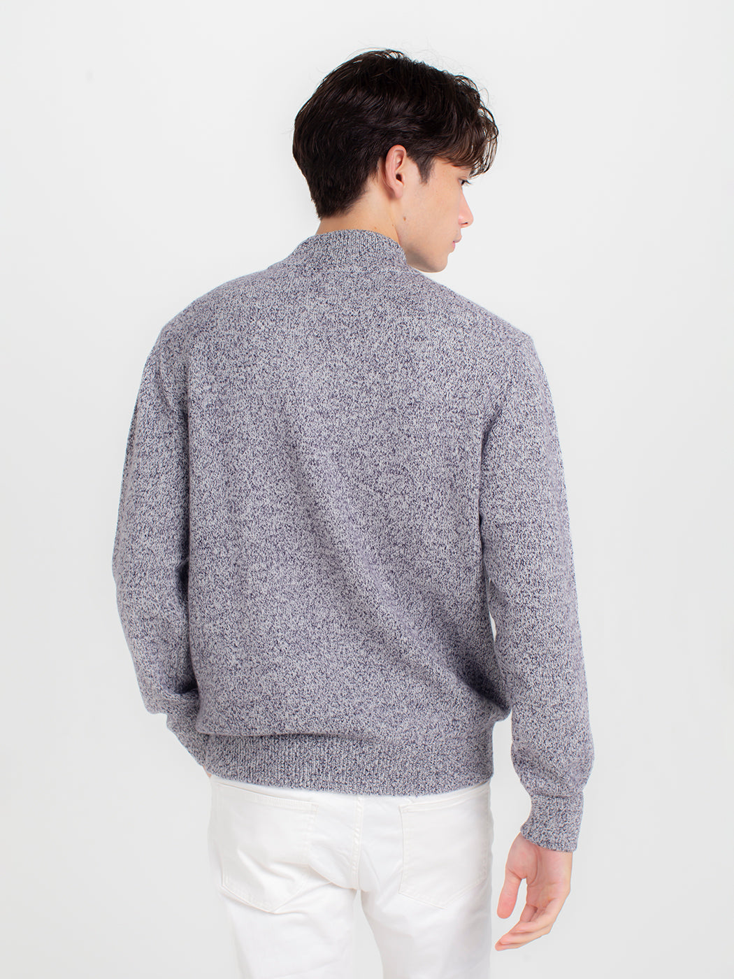 Cashmere crew neck sweater