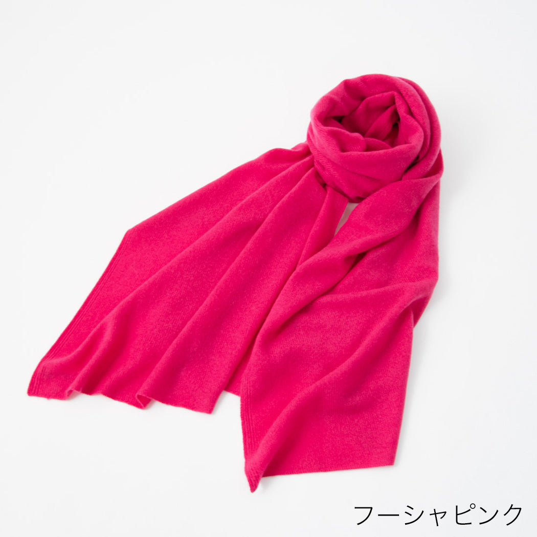 【日本製】カシミヤ100% 20年ベストセラー 天使のストール 大判（200cm×78cm）レディース