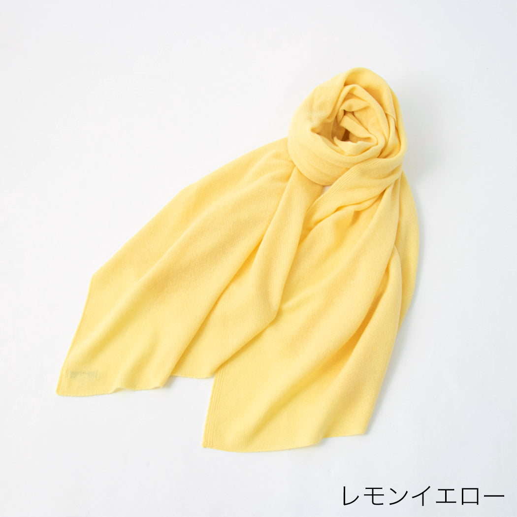 【日本製】カシミヤ100% 20年ベストセラー 天使のストール 大判（200cm×78cm）レディース