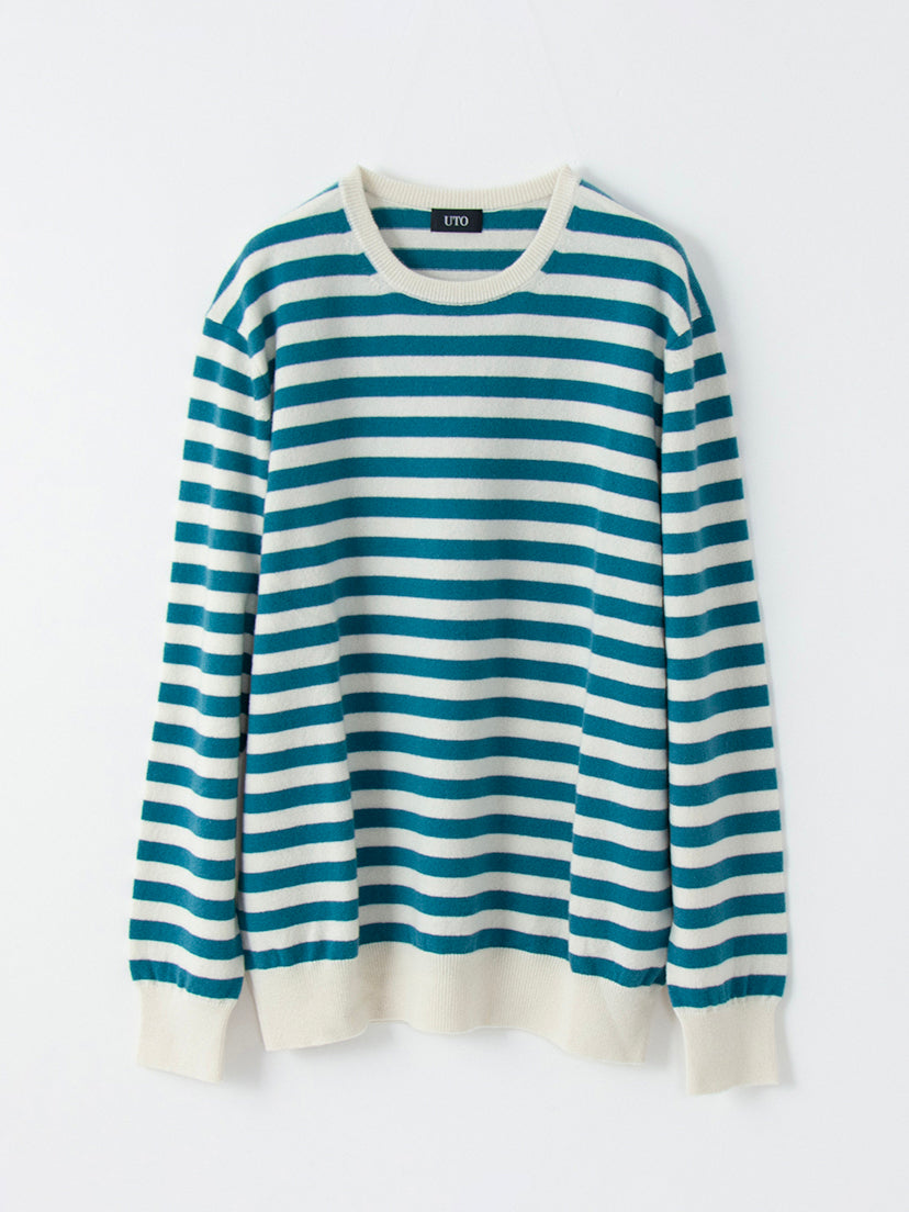 Cashmere crew neck sweater