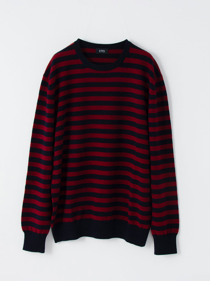 Cashmere crew neck sweater