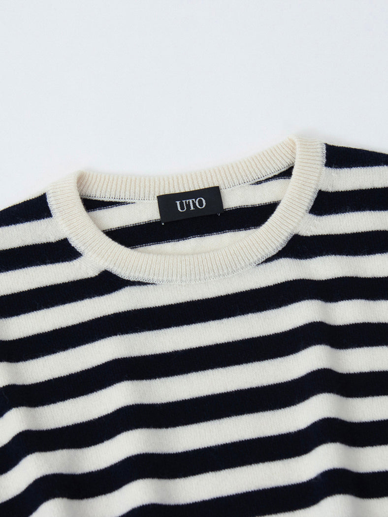 Cashmere crew neck sweater