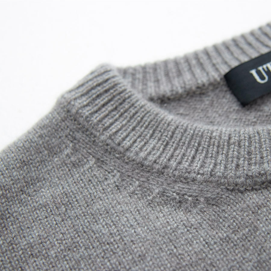 Cashmere crew neck sweater