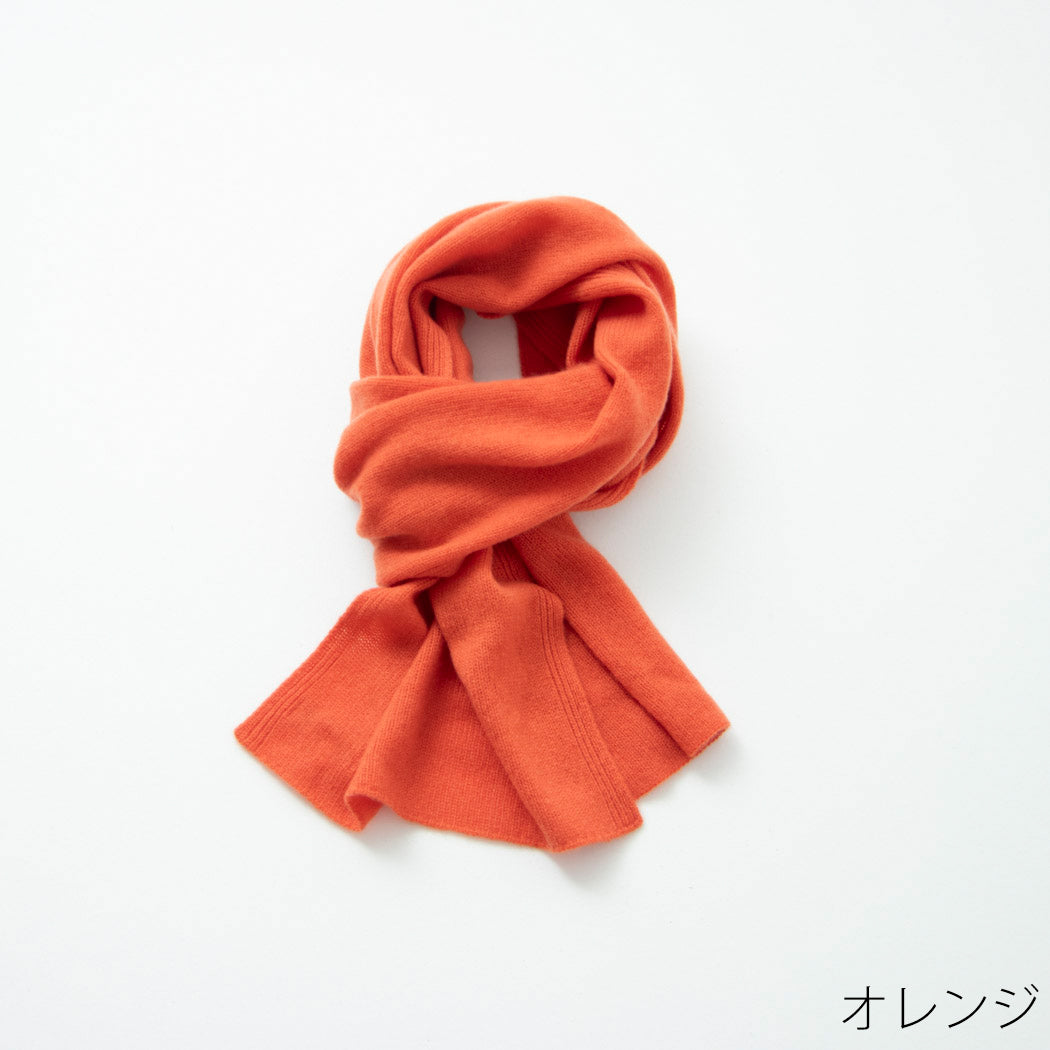 COLOMBO100%カシミヤ マフラー オレンジ トゥモローランド イタリア製 COLOMBO100%カシミヤ マフラー オレンジ トゥモローランド イタリア製