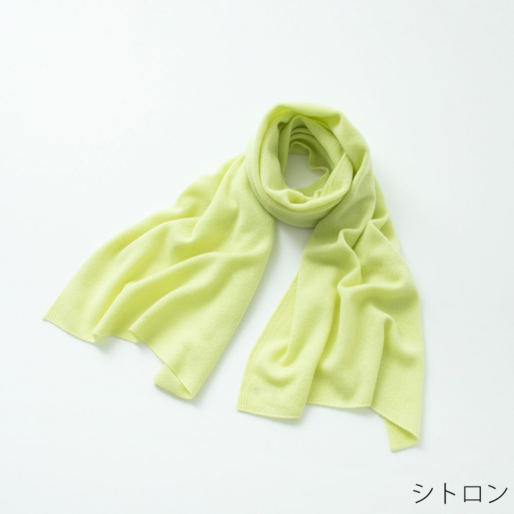 UTO カシミヤ 100% ストール　日本製　天使のストール　ロロピアーナ 日本製】カシミヤ100% 額縁配色 天使のストール（200cm×78cm）レディース