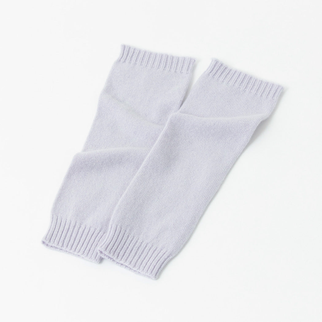 【日本製】カシミヤ100% レッグウォーマー 天竺編み レディース