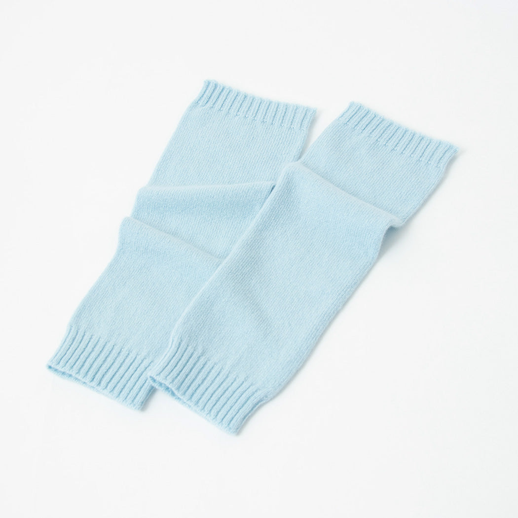 【日本製】カシミヤ100% レッグウォーマー 天竺編み レディース