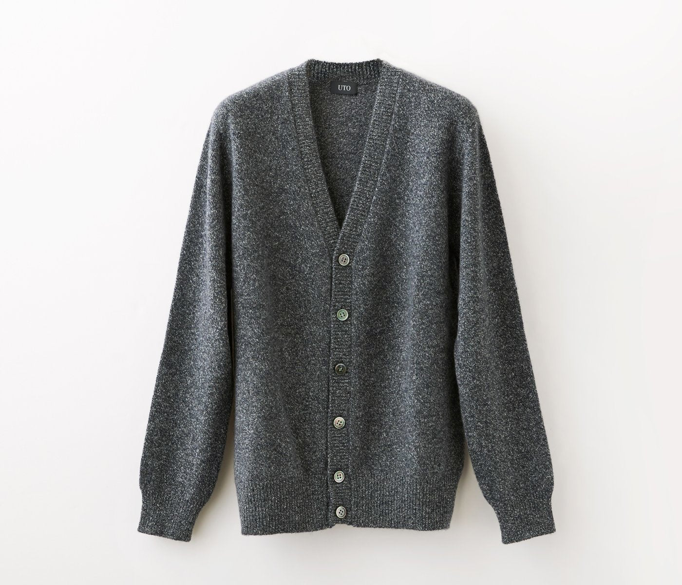 100% of four cashmere 杢 V neck cardigans