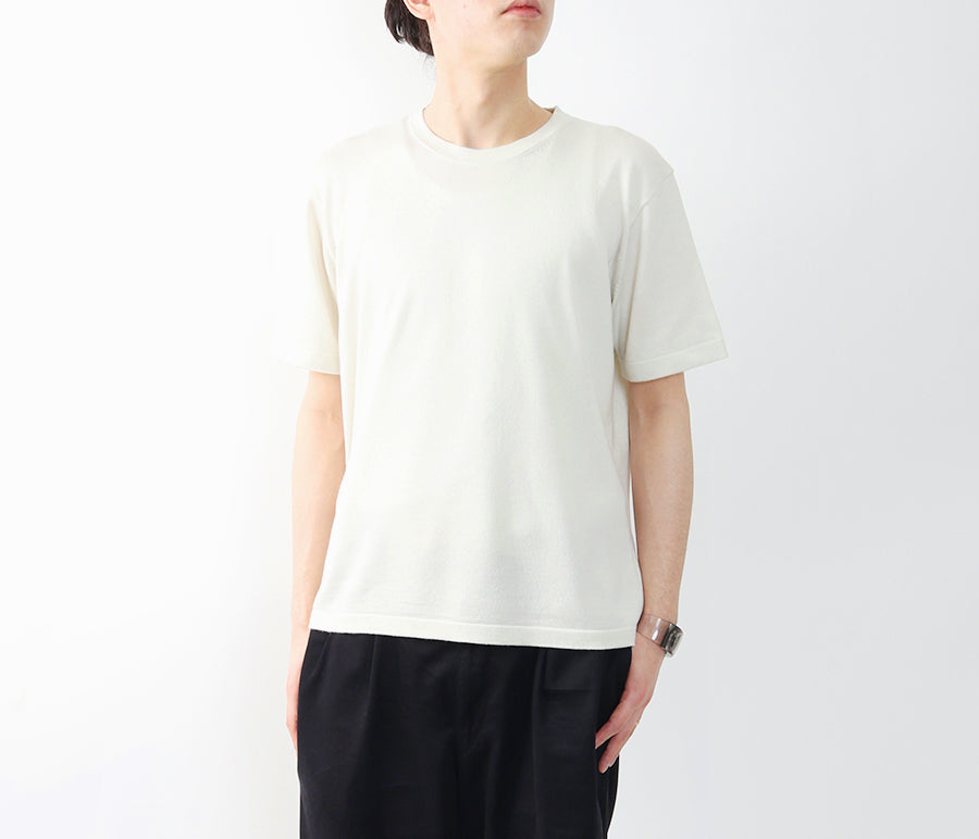 期間限定　美品　MAATEE\u0026SONS ウォッシャブルシルク　クルーネックT